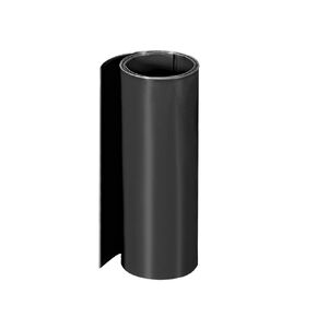uxcell PVC Heat Shrink Tube 165mm Flat Width Wrap for Dual Layer 18650 1 Meter Black