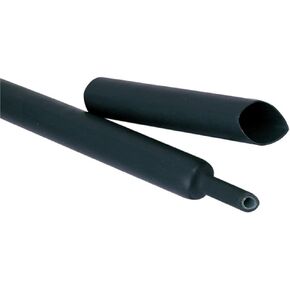 3: 1 Shrinking Ratio Black Heat Shrink Tubing Dual Wall Adhesive Lined Heat Shrink Tubing Roll Tube Electrical Cable Wire Sleeving Wrap Dia 9.5mm (0.37'')