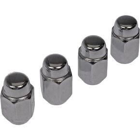Dorman 711-101 Wheel Nut Chrome Acorn 2-Pc 7/16-20 Compatible with Select Models, 4 Pack
