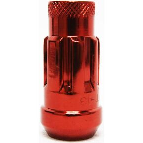 33002R Red 14mm x 1.5" Thread Size Locking Lug Nut, (Set of 4)
