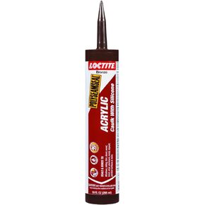 Loctite 1507599 Bronze Polyseamseal Acrylic Caulk with Silicone Tube, 10 oz