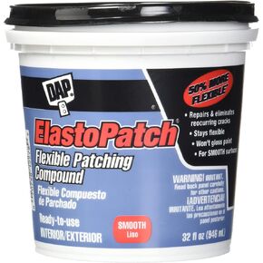 DAP 7079812278 Elastopatch Smooth 01 Qt Raw Building Material, White