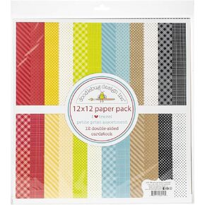 DOODLEBUG DESIGN INC. 6419 Paper Petite, Heart Travel, 12 Designs/1 Each