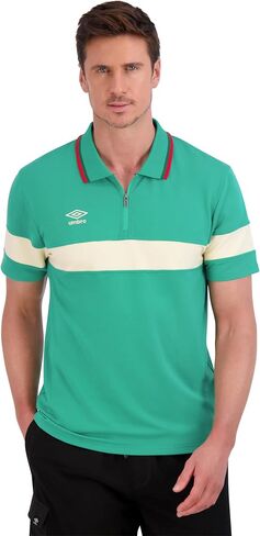 Umbro Men's 1/4 Zip French Terry Polo in Saudi Arabia