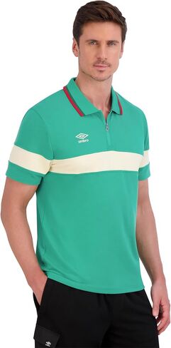 Umbro Men's 1/4 Zip French Terry Polo in Saudi Arabia