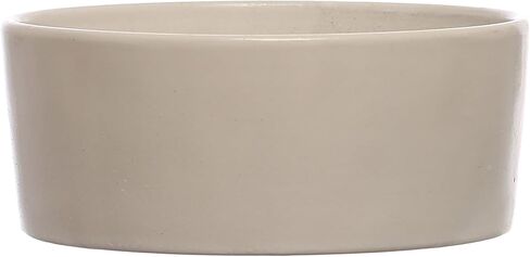 Creative Co-Op Round Debossed Stoneware Pet Bowl with Paw Print, Reactive Glaze, White (Each One Will Vary) in Saudi Arabia