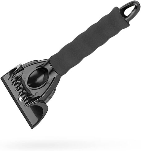 مكشطة ثلج Fekey&JF للزجاج الأمامي للسيارة والنافذة، إزالة الثلج تلقائيًا بمقبض إسفنجي، أداة تنظيف بدون خدش لإزالة الصقيع والثلج، ملحقات خارجية لشتاء السيارة للسيارات وسيارات الدفع الرباعي والشاحنة (أزرق) in Kuwait