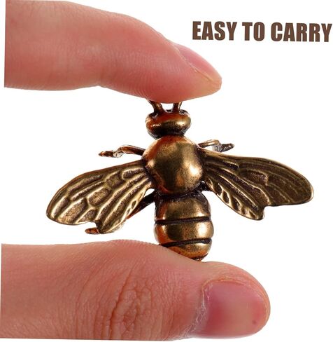 Cabilock Brass Bee Small Desktop Decor Desktop Bee Ornament Desktop Brass Decor Small Bee Figurine Desktop in Saudi Arabia