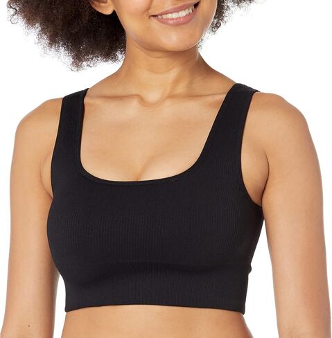 DKNY Women's Support Yoga Boat Neck Running Bra in Saudi Arabia