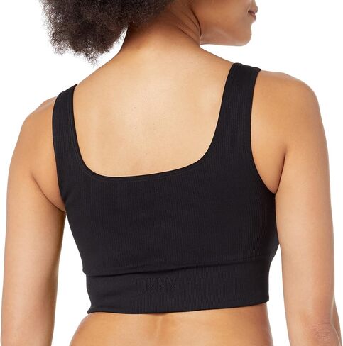 DKNY Women's Support Yoga Boat Neck Running Bra in Saudi Arabia