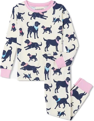 Kids' Long Sleeve Printed Pajama Set in Kuwait