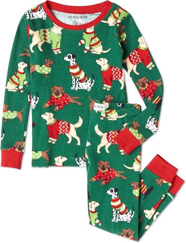 Kids' Long Sleeve Printed Pajama Set in Kuwait