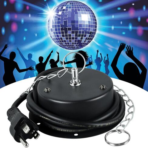 1 RPM Slow Speed Disco Ball Motor Heavy Duty Mirror Ball Electric Motor Rotator Supports 4'' - 12'' Balls for Dj Party Light Home Bands,Christmas Party in Saudi Arabia