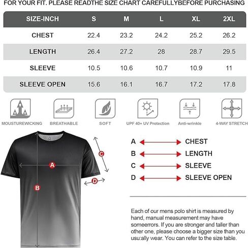 DEOLAX Mens T-Shirts Crew Neck Workout Short Sleeve Shirts Lightweight Soft Classic Casual Fit Muscle Tops Tee Shirt for Men in Saudi Arabia
