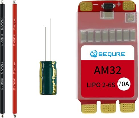 وحدة تحكم في السرعة AM32 بدون فرش 2-6S 70A ESC لملحقات طائرات RC بدون طيار (NO BEC). in Kuwait