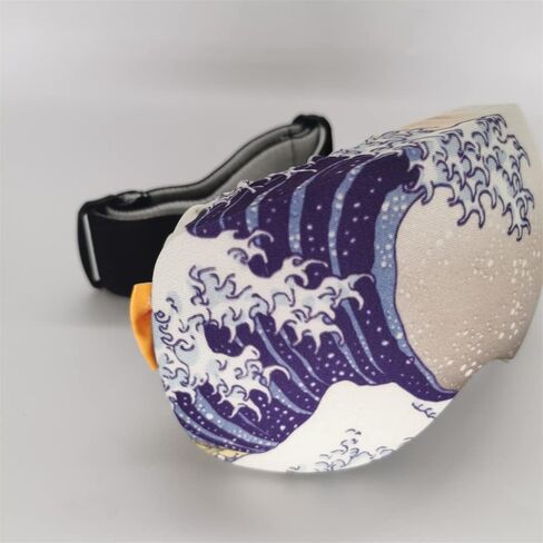 تصميم موجات نمط لينة حقيبة نظارات التزلج الغطاء الواقي حملق جورب in Kuwait