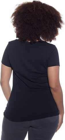 عبوة من 4 تي شيرتات نسائية أساسية برقبة على شكل حرف V من Zenana in Kuwait