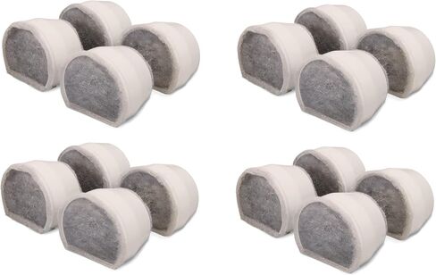 PetSafe Drinkwell Replacement Carbon Filter - 16 Total Filters (4 Packs with 4 Filters per Pack) in Saudi Arabia