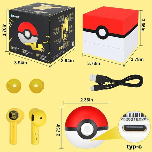 New Kids Wireless Earbuds with Elf Ball Charging Box, Touch Control Wireless Earbuds for Kids, Bluetooth 5.0 in-Ear Wireless Earphones with Mic for Android iOS Cell Phone Computer Laptop in Saudi Arabia