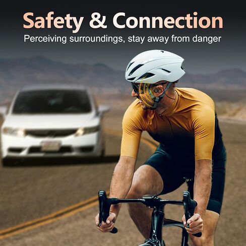 Ortizan Open Ear Headphones, Bluetooth 5.3 Wireless Air Conduction Headphones Sport Earbuds, Premium Sound, IPX6 Waterproof, Clear Call, 19g Lightweight Earphones for Running Cycling Workouts in Kuwait