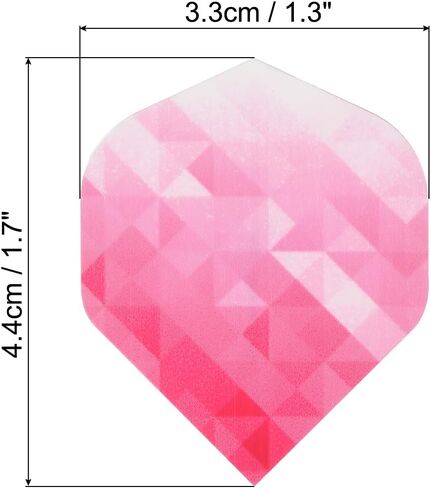PATIKIL Dart Flights, Standard Darts Accessories Replacement Parts for Soft Tip Steel Tip, Geometric Style in Saudi Arabia