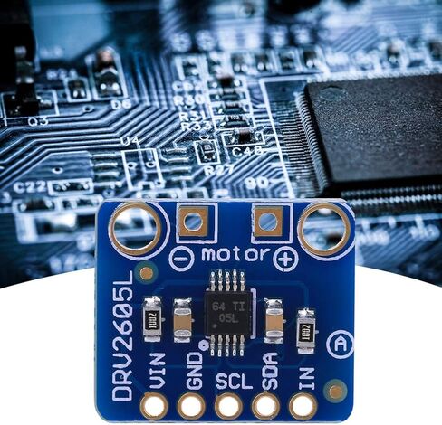 DRV2605L وحدة محرك المحرك اللمسي وحدة تحكم المحرك لوحة تحكم سائق المحرك مع دبوس عام للتحكم في المحركات اللمسية in Kuwait