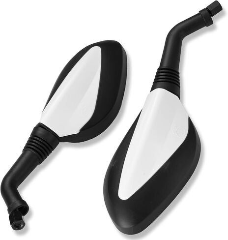 CLEO 8mm Screw Black Side Mirrors for GY6 50cc 125cc 150cc 250cc Chinese Scooter Moped Motorcycle Rear View Mirror in Saudi Arabia
