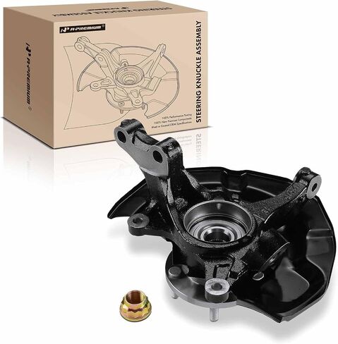 مجموعة مفصل التوجيه الأمامي الممتاز ومجموعة محور تحمل العجلة متوافقة مع Toyota Avalon 2005-2011 V6 3.5L، مع 5 عروة، جانب الركاب الأيمن، استبدال # 43211AA010 in Saudi Arabia