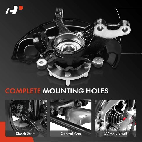 A-Premium Front Steering Knuckle & Wheel Bearing Hub Assembly Compatible with Toyota Avalon 2005-2011 V6 3.5L, w/5-Lug, Left Driver Side, Replace # 43212AA010 in Saudi Arabia