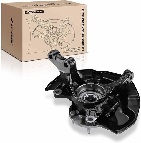 مجموعة مفصل التوجيه الأمامي الممتاز ومجموعة محور تحمل العجلة متوافقة مع Toyota Avalon 2005-2011 V6 3.5L، مع 5 عروة، جانب الركاب الأيمن، استبدال # 43211AA010 in Saudi Arabia