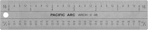 Pacific Arc 6 Inch Architect Scaling Ruler, Graduations in 1/16, 1/32, and 1/65 in Saudi Arabia