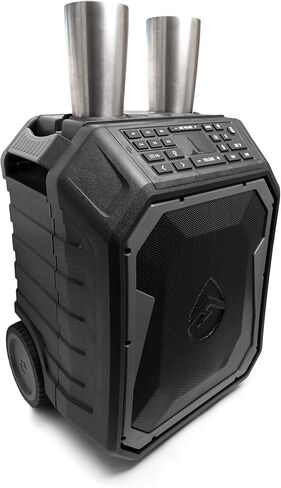 ECOXGEAR EcoBoulder PRO مكبر صوت ذكي متين مقاوم للماء ومحمول يعمل بالبلوتوث ولاسلكي 120 وات مع أضواء الحفلات in Kuwait