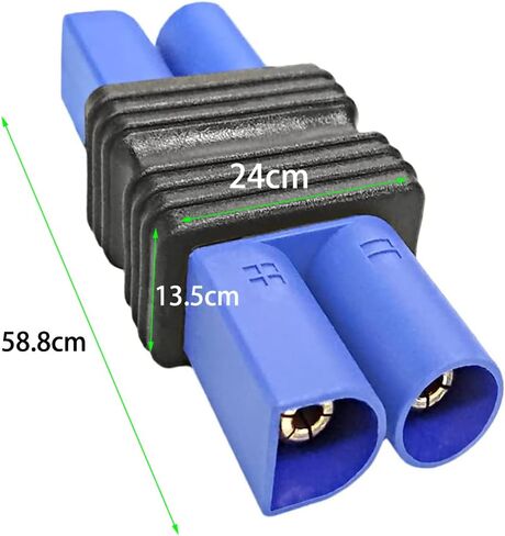 EC3 Male Plug Connector to EC5 Female Plug Connector Adapter for RC Lipo Battery EC3 to EC5 Adapter(2Pack) in Saudi Arabia