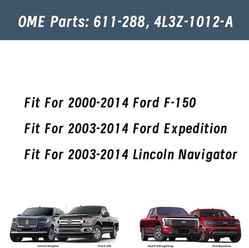 611-288 24Pcs Factory Style Lug Nuts (Chrome) M14X2.0 Wheel Lug Nut Fit for 2000-2014 Ford F150/ 2003-2014 Expedition Lincoln Navigator Replace 4L3Z-1012-A 7L1Z-1012-A Wheel Accessories Parts Set in Saudi Arabia