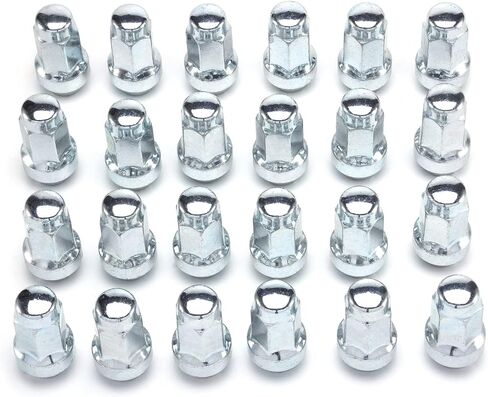 611-288 24Pcs Factory Style Lug Nuts (Chrome) M14X2.0 Wheel Lug Nut Fit for 2000-2014 Ford F150/ 2003-2014 Expedition Lincoln Navigator Replace 4L3Z-1012-A 7L1Z-1012-A Wheel Accessories Parts Set in Saudi Arabia
