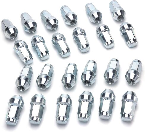 611-288 24Pcs Factory Style Lug Nuts (Chrome) M14X2.0 Wheel Lug Nut Fit for 2000-2014 Ford F150/ 2003-2014 Expedition Lincoln Navigator Replace 4L3Z-1012-A 7L1Z-1012-A Wheel Accessories Parts Set in Saudi Arabia