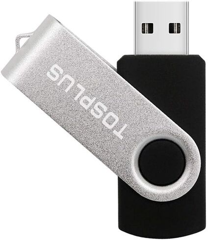 2Pack 32GB USB 2.0 Flash Drive Thumb Drives Memory Stick Jump Drive Zip Drive (Black/Blue) in Kuwait