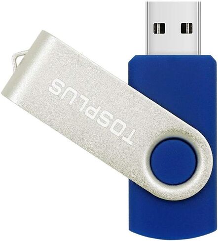 2Pack 32GB USB 2.0 Flash Drive Thumb Drives Memory Stick Jump Drive Zip Drive (Black/Blue) in Kuwait
