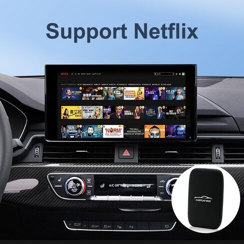 Wireless CarPlay Adapter for iPhone - Converts Wired to Wireless CarPlay, Plug & Play - Compatible with BMW, Lexus, Ford, Benz, Audi, Volvo, and More - iOS 10+ Supported in Kuwait