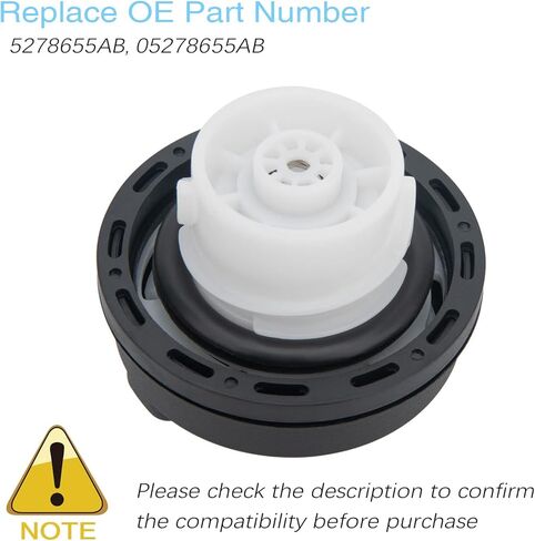 قفل غطاء الغاز استبدال 05278655AB 5278655AB قفل غطاء الوقود متوافق مع كرايسلر دودج جيب رام - تشالنجر جراند كارافان رام 1500 in Kuwait
