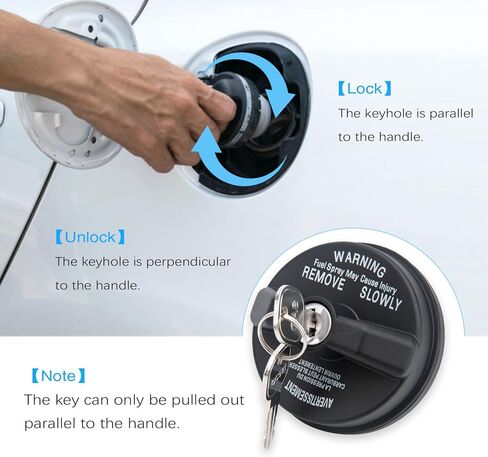 قفل غطاء الغاز استبدال 05278655AB 5278655AB قفل غطاء الوقود متوافق مع كرايسلر دودج جيب رام - تشالنجر جراند كارافان رام 1500 in Kuwait