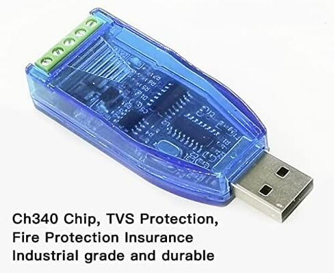 محول 10Gtek# USB إلى RS485 مع شريحة CH340 متوافق مع Win7 و8 و10 وVista وLinux وMAC OS in Saudi Arabia