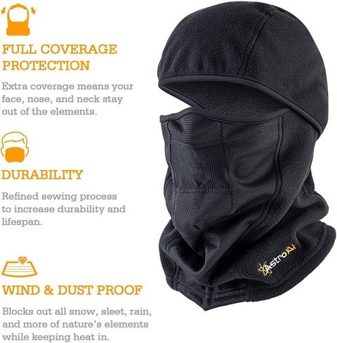AstroAI Sun and UV Protection Balaclava and Windproof Ski Mask Bundle in Saudi Arabia