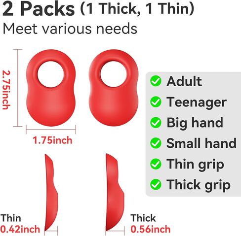 2 Pack Baseball Thumb Guard for Pro Batters, Hitter Swing Training Aid, Thumb Guard Baseball & Softball Baseball Batting Grip Baseball Accessories Baseball Training Equipment Reduce Bat Sting-Red in Saudi Arabia