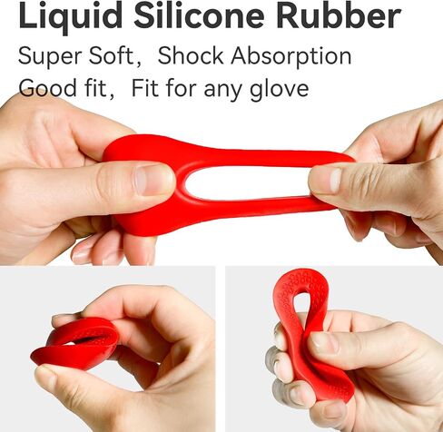2 Pack Baseball Thumb Guard for Pro Batters, Hitter Swing Training Aid, Thumb Guard Baseball & Softball Baseball Batting Grip Baseball Accessories Baseball Training Equipment Reduce Bat Sting-Red in Saudi Arabia