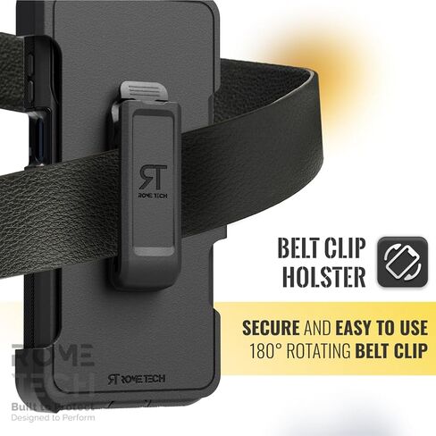 for Motorola Moto G Play 4G (2024) Case with Belt Clip Holster & Kickstand, Screenless Protective Dual-Layer Shockproof Phone Case for Moto G Play 4G - Black in Saudi Arabia