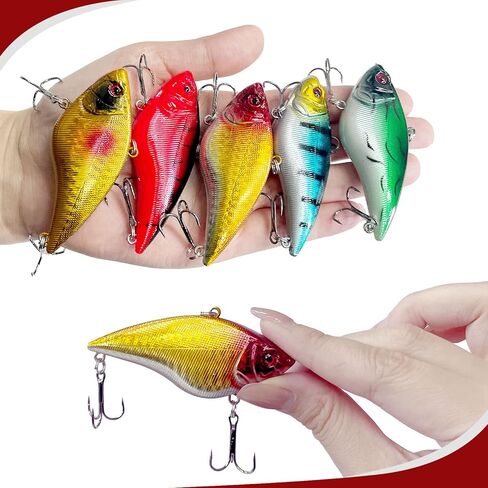 مجموعة طُعم الصيد من طُعم الصيد الغرق الصلب مع صندوق معالجة للمياه العذبة والمياه المالحة وسمك السلمون المرقط وسمك العين الحمراء in Kuwait