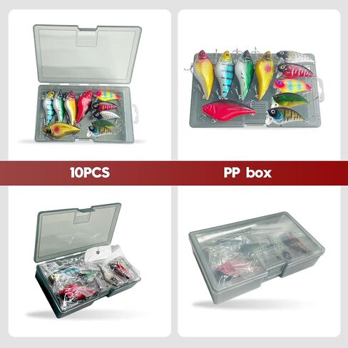 مجموعة طُعم الصيد من طُعم الصيد الغرق الصلب مع صندوق معالجة للمياه العذبة والمياه المالحة وسمك السلمون المرقط وسمك العين الحمراء in Kuwait