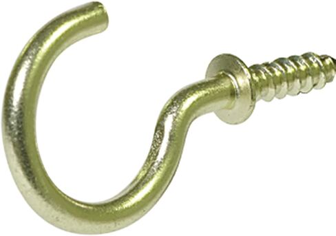 35254 Cup Hooks, 7/8-Inch, Brass, 50-Pack in Saudi Arabia