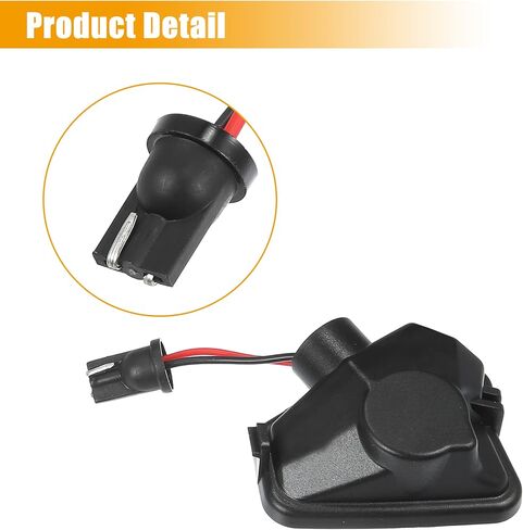 X AUTOHAUX 1 Pair Side Mirror Puddle Light LED Lamp Left and Right Side White Light Fit for Mercedes Benz a Class W176 2012-2018 in Saudi Arabia